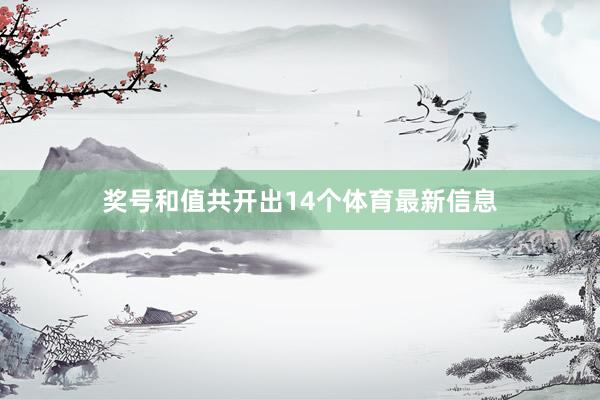 奖号和值共开出14个体育最新信息
