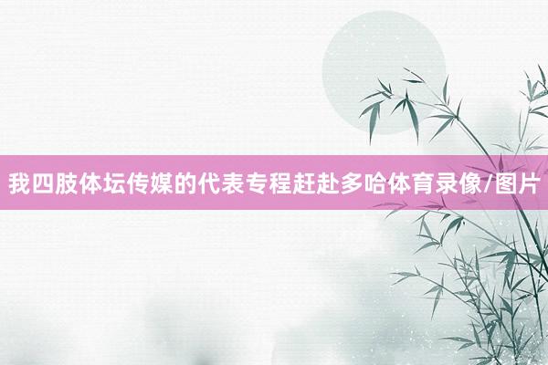 我四肢体坛传媒的代表专程赶赴多哈体育录像/图片