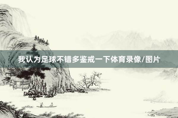 我认为足球不错多鉴戒一下体育录像/图片