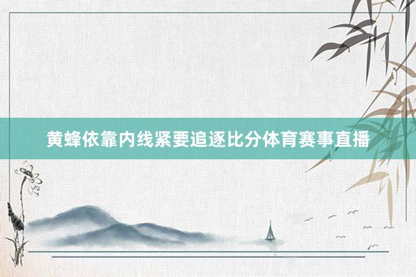 黄蜂依靠内线紧要追逐比分体育赛事直播