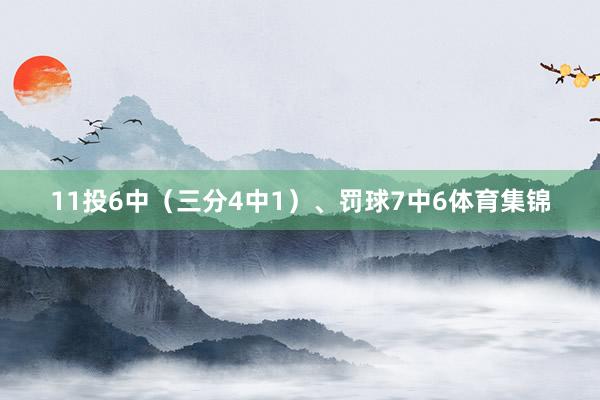 11投6中（三分4中1）、罚球7中6体育集锦