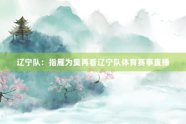 辽宁队：指雁为羹再看辽宁队体育赛事直播
