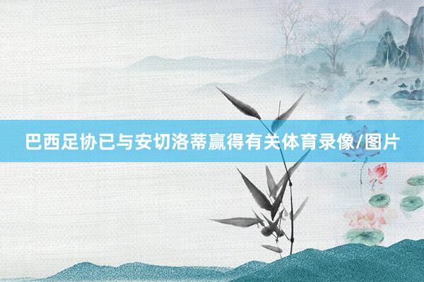巴西足协已与安切洛蒂赢得有关体育录像/图片