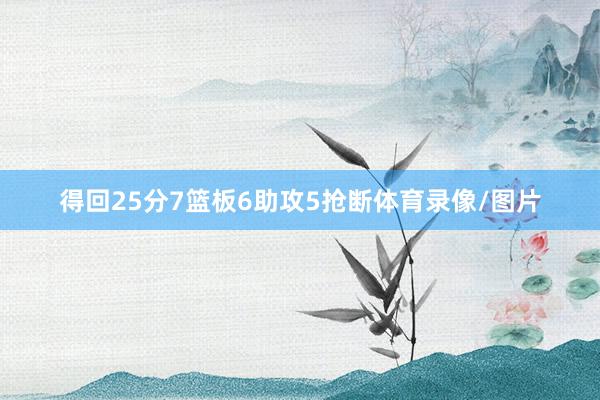 得回25分7篮板6助攻5抢断体育录像/图片