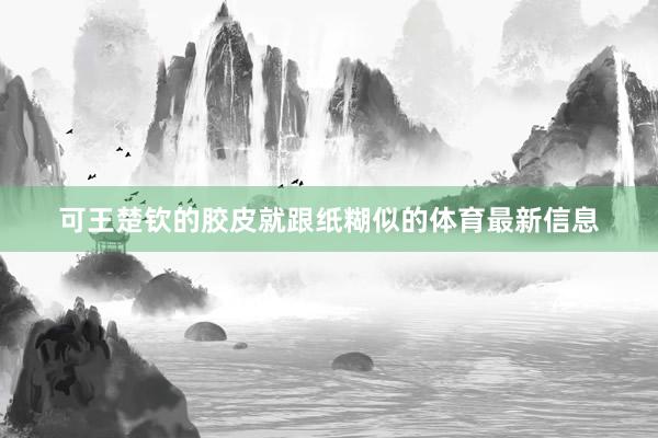 可王楚钦的胶皮就跟纸糊似的体育最新信息