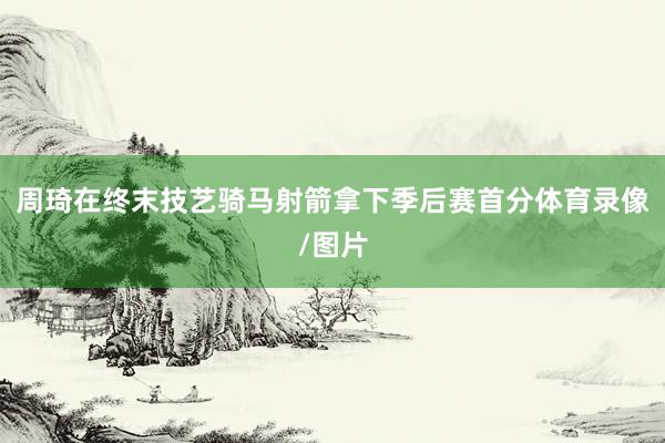 周琦在终末技艺骑马射箭拿下季后赛首分体育录像/图片