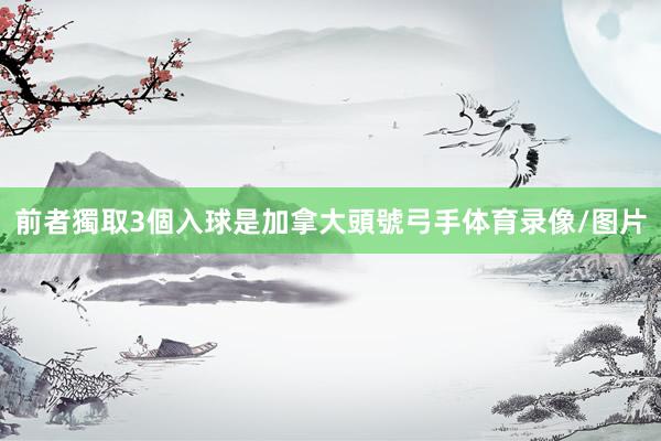 前者獨取3個入球是加拿大頭號弓手体育录像/图片