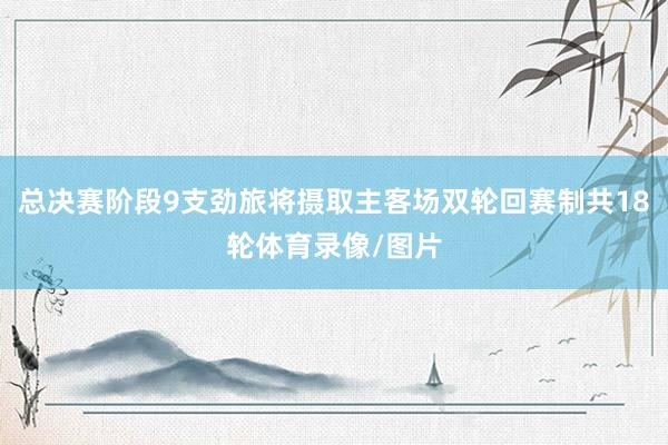 总决赛阶段9支劲旅将摄取主客场双轮回赛制共18轮体育录像/图片