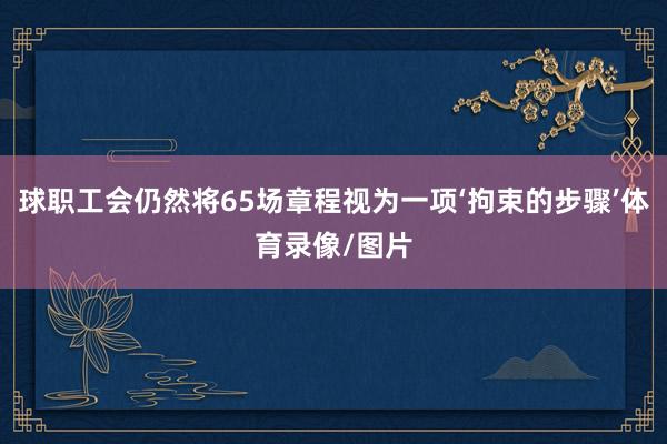 球职工会仍然将65场章程视为一项‘拘束的步骤’体育录像/图片