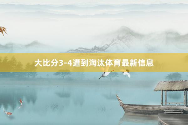 大比分3-4遭到淘汰体育最新信息
